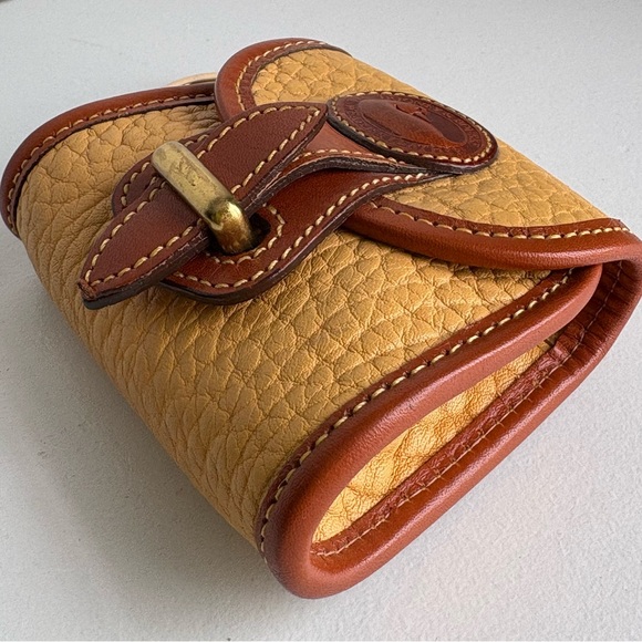 Dooney and Bourke Palomino Leather Mini Essex Caddy Bag Keychain Accessory - Picture 5 of 12